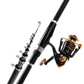 Hand Sea Dual-use Rod Throwing Fishing Tackle (Option: 2.4m)