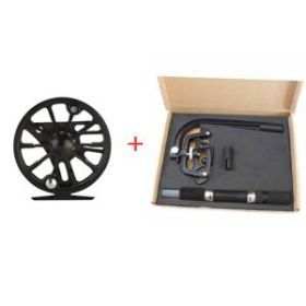 Fly fishing wheel CNN cutting fly wheel (Option: Black-A5 with winder)