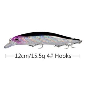 Minnow Fishing Lure 120mm 15.5g Floating Hard Bait (Option: Y2644-12cm15.5g)