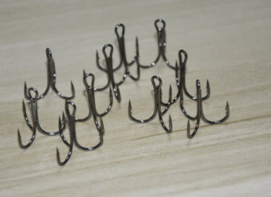 Three Claw Barbed Butterfly False Bait (Option: Black-6numbers-10PCS)