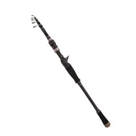 Carbon Telescopic Ultra Light Short Section Portable Straight Shank Fishing Rod (Option: Gun handle-Length3.0)