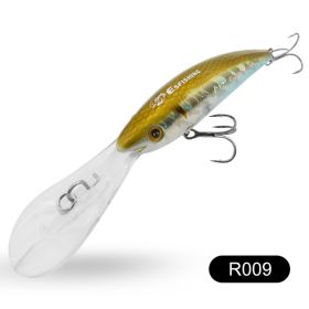 Yuantou Road Subhard Bait Floating Long Tongue Plate 90mm16g (Option: R009 90mm 16g)