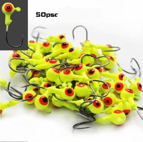 Five Color Fish Hook In Bulk (Option: Yellow-1.8g-50PCS)