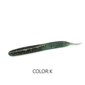 Larva 7.4cm10CM Road Subsoft Bait Monochrome Salt (Option: K-7.4cm 20pcs)