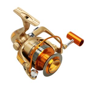 Metal Head Rocker Fishing Reel Fishing Reel Spinning Wheel Sea Rod Wheel (Option: Orange-5000style)