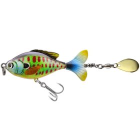 Fish Floating Pencil Propeller Tractor Luya Bait Simulation Hard Bait Wholesale (Color: 01 color OPP bag, Style: Small goldfish)