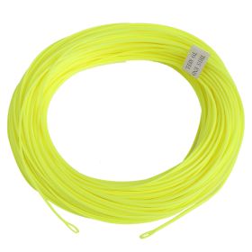 Kylebooker WF3F-WF8F WITH WELDED LOOP Fish Line Weight Forward FLOATING 100FT Fly Fishing Line (Line Number: WF7F, Color: Fluo Yellow)