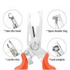 Multifunction Fishing Pliers Hook Picker Lost Rope Hanging Buckle Fishing Scissors Small Lure Fishing Supplies Tool Accessories